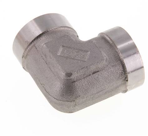 90 Grad abgewinkelte Verschraubung G1'' Innengewinde Hochdruck-Edelstahl 160bar (2248.0psi) Hydraulik