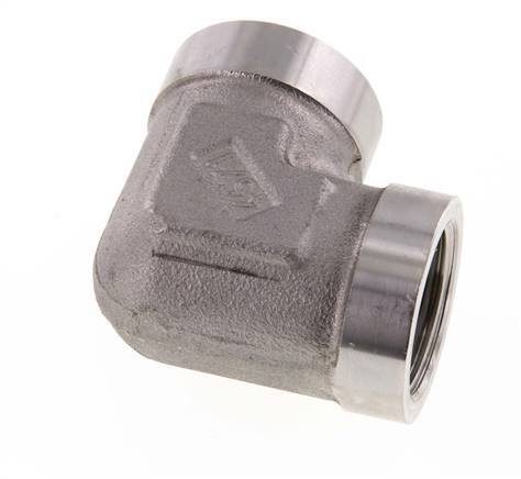 90 Grad abgewinkelte Verschraubung G1'' Innengewinde Hochdruck-Edelstahl 160bar (2248.0psi) Hydraulik