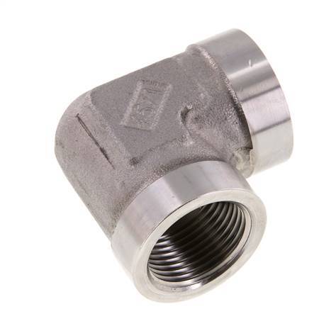 90 Grad abgewinkelte Verschraubung G1'' Innengewinde Hochdruck-Edelstahl 160bar (2248.0psi) Hydraulik