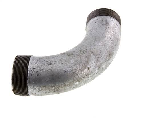 90deg Angled Pipe R2 1/2'' Cast Iron 25bar (351.25psi)