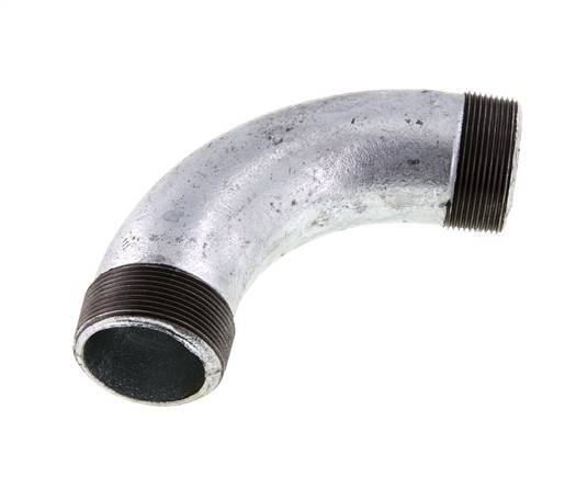 90Grad abgewinkeltes Rohr R2'' Gusseisen 25bar (351.25psi)