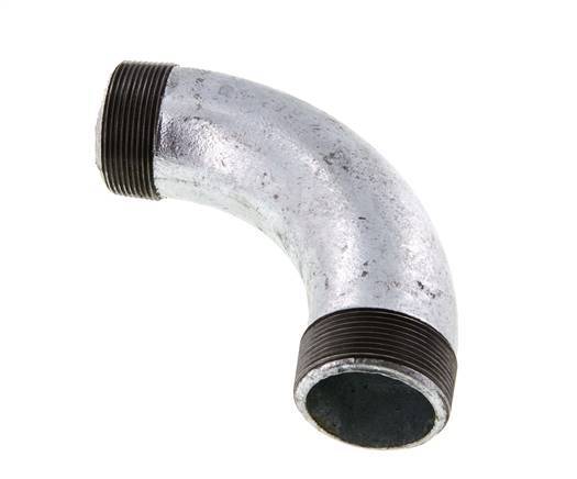 90Grad abgewinkeltes Rohr R2'' Gusseisen 25bar (351.25psi)