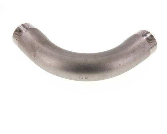 90deg Angled Pipe R2'' Stainless Steel 16bar (224.8psi)
