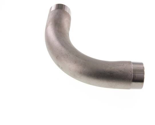 90Grad abgewinkeltes Rohr R2'' Edelstahl 16bar (224.8psi)