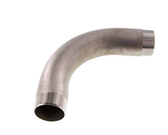 90Grad abgewinkeltes Rohr R2'' Edelstahl 16bar (224.8psi)