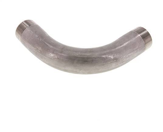 90Grad abgewinkeltes Rohr R1 1/2'' Edelstahl 16bar (224.8psi)