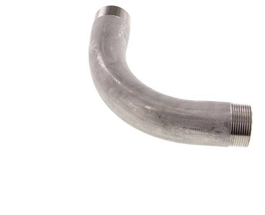 90Grad abgewinkeltes Rohr R1 1/2'' Edelstahl 16bar (224.8psi)