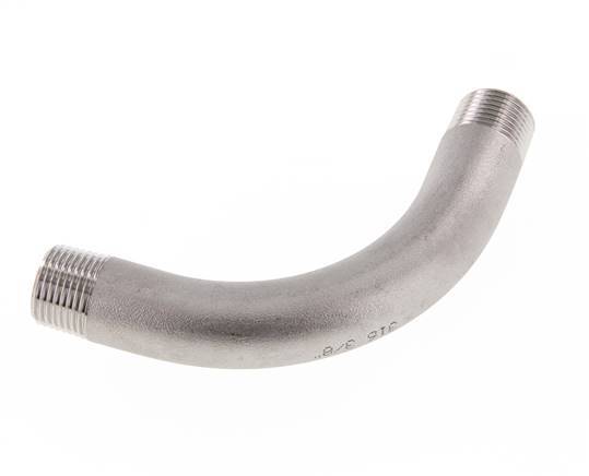 90deg Angled Pipe R3/8'' Stainless Steel 16bar (224.8psi)