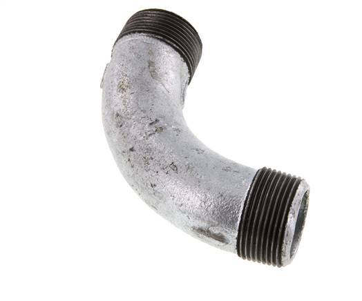 90deg Angled Pipe R1 1/4'' Cast Iron 25bar (351.25psi)