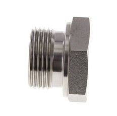 Stecker G1'' Edelstahl mit Außensechskant 60° Konus 150bar (2107.5psi) Hydraulisch