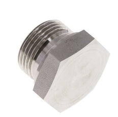 Stecker G1'' Edelstahl mit Außensechskant 60° Konus 150bar (2107.5psi) Hydraulisch