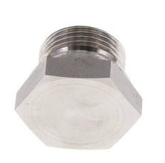 Stecker G1'' Edelstahl mit Außensechskant 60° Konus 150bar (2107.5psi) Hydraulisch