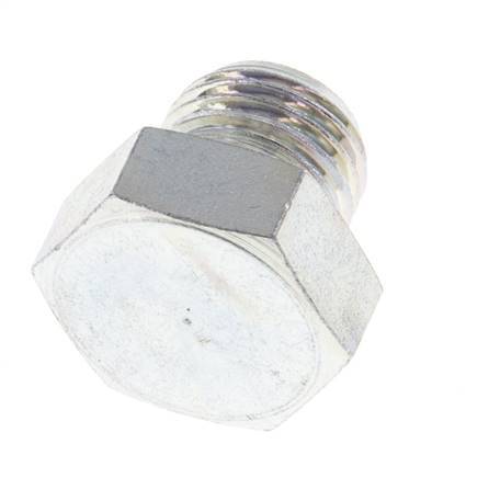 Plug G1/4'' Steel with External Hex 60° cone 575bar (8078.75psi) Hydraulic [5 Pieces]