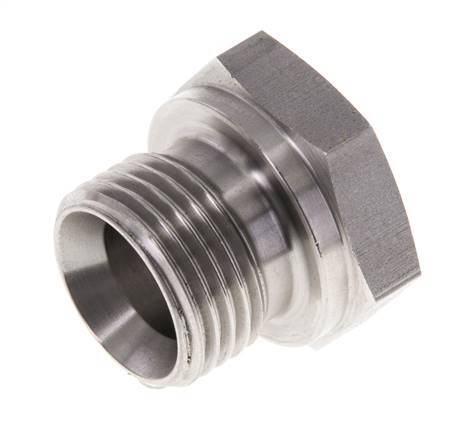 Stopfen G1/2'' Edelstahl mit Außensechskant 60° Konus 300bar (4215.0psi) Hydraulisch