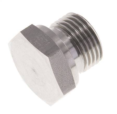 Stopfen G1/2'' Edelstahl mit Außensechskant 60° Konus 300bar (4215.0psi) Hydraulisch