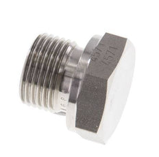 Stopfen G3/8'' Edelstahl mit Außensechskant 60° Konus 425bar (5971.25psi) Hydraulisch