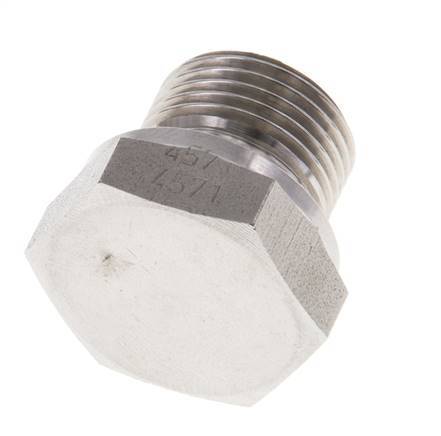 Stopfen G3/8'' Edelstahl mit Außensechskant 60° Konus 425bar (5971.25psi) Hydraulisch