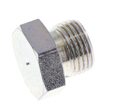 Plug G1/2'' Steel with External Hex 60° cone 300bar (4215.0psi) Hydraulic [2 Pieces]
