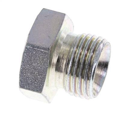 Plug G1/2'' Steel with External Hex 60° cone 300bar (4215.0psi) Hydraulic [2 Pieces]