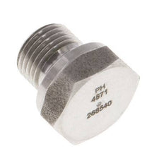 Stopfen G1/8'' Edelstahl mit Außensechskant 60° Konus 575bar (8078.75psi) Hydraulisch