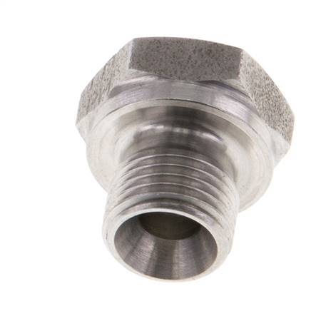 Stopfen G1/8'' Edelstahl mit Außensechskant 60° Konus 575bar (8078.75psi) Hydraulisch