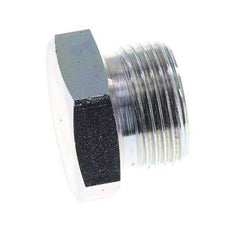 Stecker G1'' Stahl mit Außensechskant 60° Konus 150bar (2107.5psi) Hydraulisch