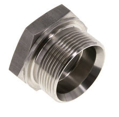 Stopfen G1 1/2'' Edelstahl mit Außensechskant 60° Konus 125bar (1756.25psi) Hydraulisch