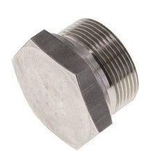 Stopfen G1 1/2'' Edelstahl mit Außensechskant 60° Konus 125bar (1756.25psi) Hydraulisch