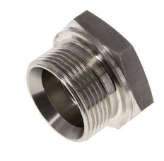 Plug G1 1/4'' Stainless steel with External Hex 60° cone 150bar (2107.5psi) Hydraulic
