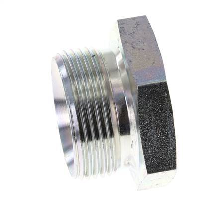 Stecker G1 1/4'' Stahl mit Außensechskant 60° Konus 150bar (2107.5psi) Hydraulisch