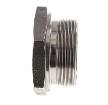 Stecker G2'' Edelstahl mit Außensechskant 60° Konus 75bar (1053.75psi) Hydraulisch