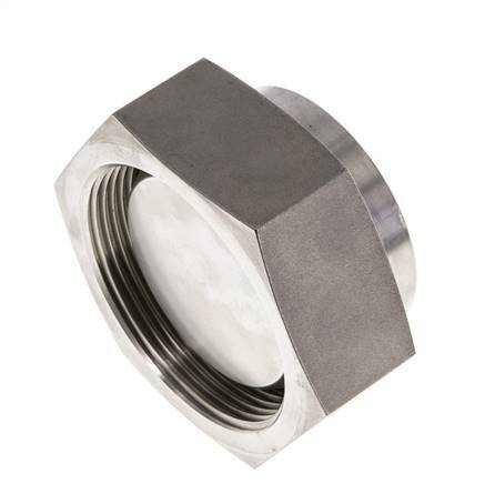 End Cap G2'' Stainless steel with External Hex 60° cone 75bar (1053.75psi) Hydraulic