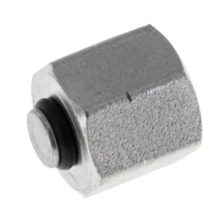 End Cap G1/8'' Steel with External Hex 60° cone 575bar (8078.75psi) Hydraulic [2 Pieces]