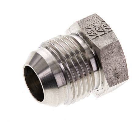 JIC Plug UNF 7/8''-14 Stainless steel 210bar (2950.5psi)