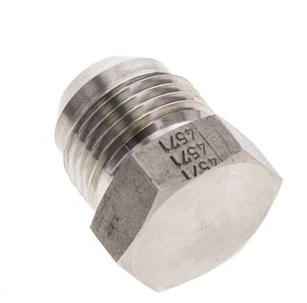 JIC-Stecker UNF 7/8''-14 Edelstahl 210bar (2950.5psi)