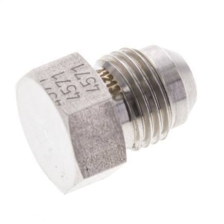 JIC Plug UNF 9/16INCH-18 Stainless steel 275bar (3863.75psi)