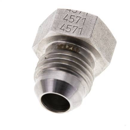 JIC-Stecker UNF 9/16INCH-18 Edelstahl 275bar (3863.75psi)