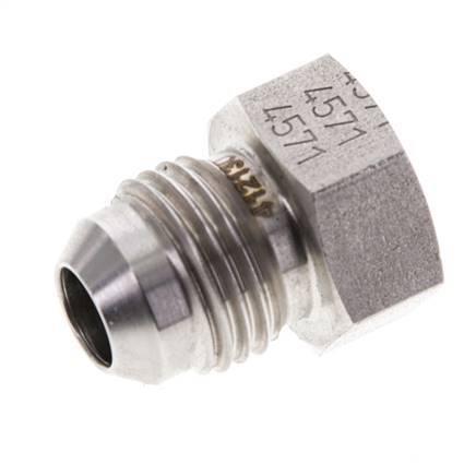 JIC-Stecker UNF 9/16INCH-18 Edelstahl 275bar (3863.75psi)