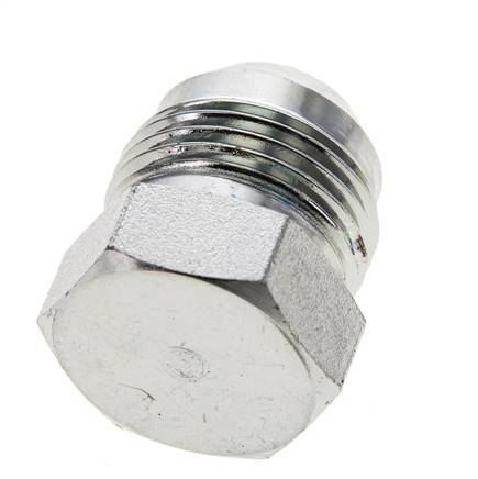 JIC Plug UN 1-1/16''-12 Steel 210bar (2950.5psi) [2 Pieces]