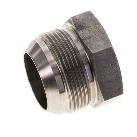 JIC Plug UN 1-7/8''-12 Stainless steel 100bar (1405.0psi)
