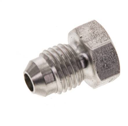 JIC-Stecker UNF 7/16''-20 Edelstahl 310bar (4355.5psi)