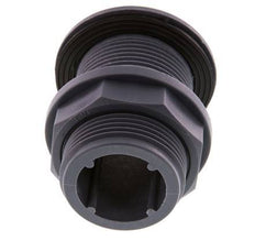 Verschraubung für Entleerungshähne G1 1/4'' DN13 Bulkhead Polypropylen (pp) EPDM 10bar (140.5psi) FDA