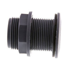 Verschraubung für Entleerungshähne G1 1/4'' DN13 Bulkhead Polypropylen (pp) EPDM 10bar (140.5psi) FDA