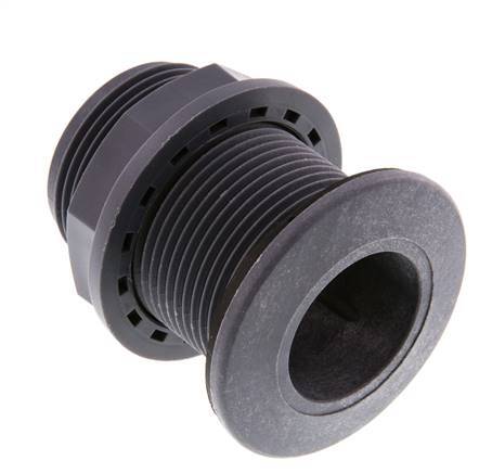 Verschraubung für Entleerungshähne G1 1/4'' DN13 Bulkhead Polypropylen (pp) EPDM 10bar (140.5psi) FDA