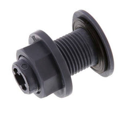 Verschraubung für Entleerungshähne G1/2'' DN18 Bulkhead Polypropylen (pp) EPDM 10bar (140.5psi) FDA