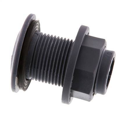 Verschraubung für Ablasshähne G3/4'' DN29.5 Schott Polypropylen (pp) EPDM 10bar (140.5psi) FDA