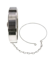 Cap Nut Rd130 X 1/4'' DN 100 Stainless Steel 1.4301 NBR DIN 11851 FDA 21 with Chain