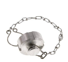 Hutmutter Rd34 X 1/8'' DN 15 Edelstahl 1.4404 NBR DIN 11851 FDA 21 mit Kette