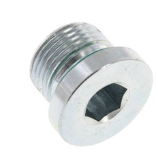 Plug M20 X 1.5 Steel FKM with Internal Hex 400bar (5620.0psi) [2 Pieces]