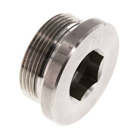 Stopfen M42 X 2 Edelstahl FKM mit Innensechskant 250bar (3512.5psi)